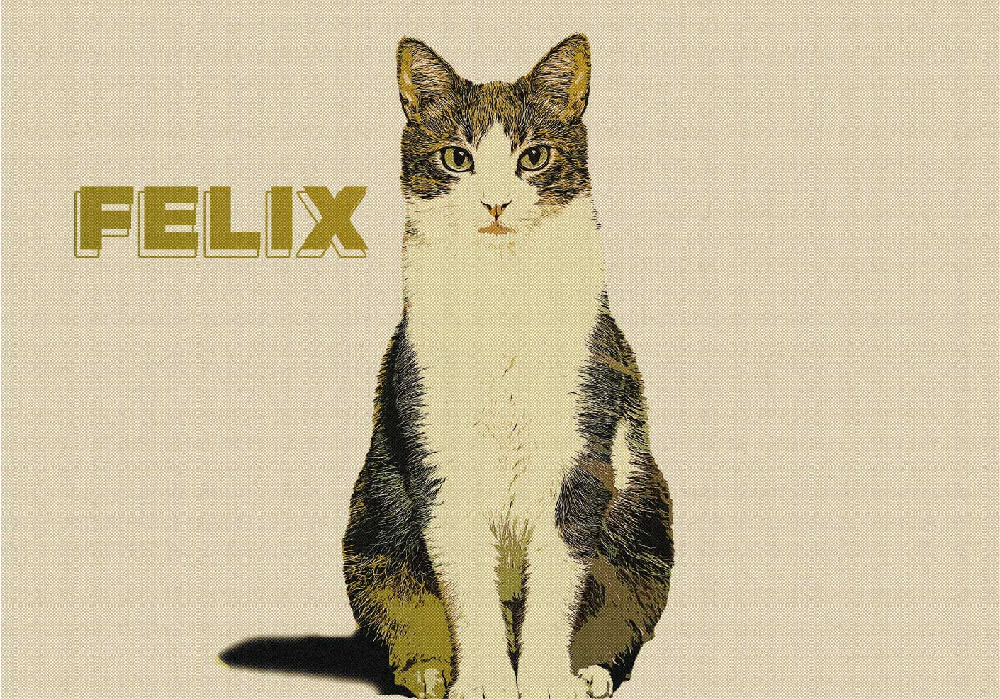 Plakat inne zwierzęta spersonalizowana ilustracja półtonów - TenStickers