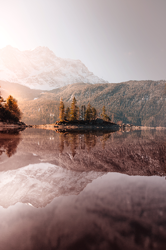 Plakat zdjęciem góry nordyckie - TenStickers