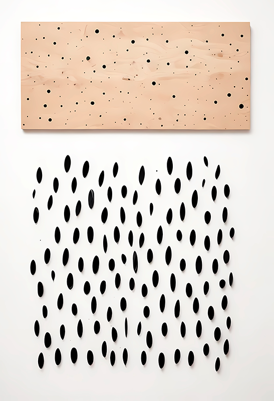 Abstrakcyjny plakat nieopisalna sztuka - TenStickers