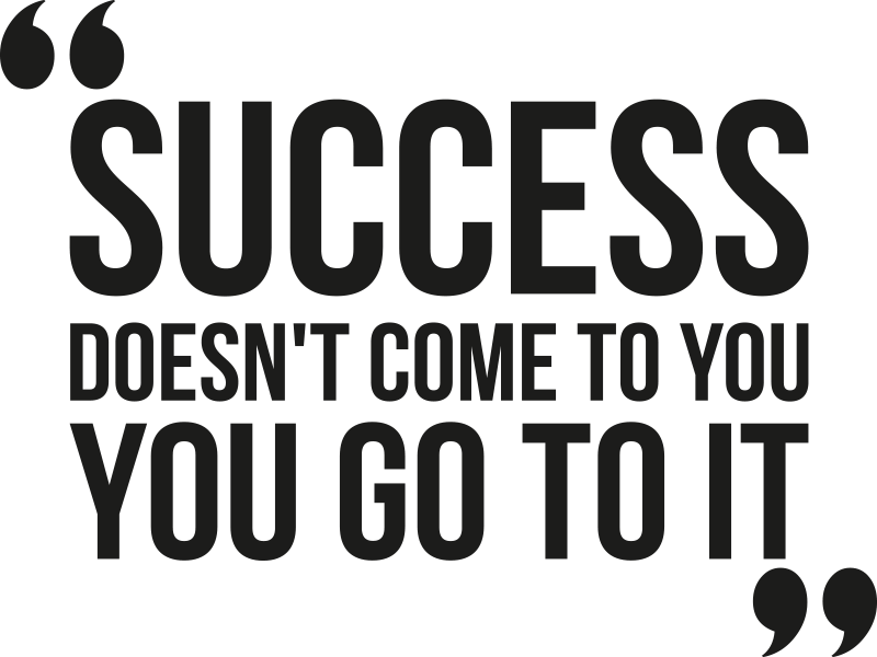 Plakat do biura sukces w świetnym designie - TenStickers