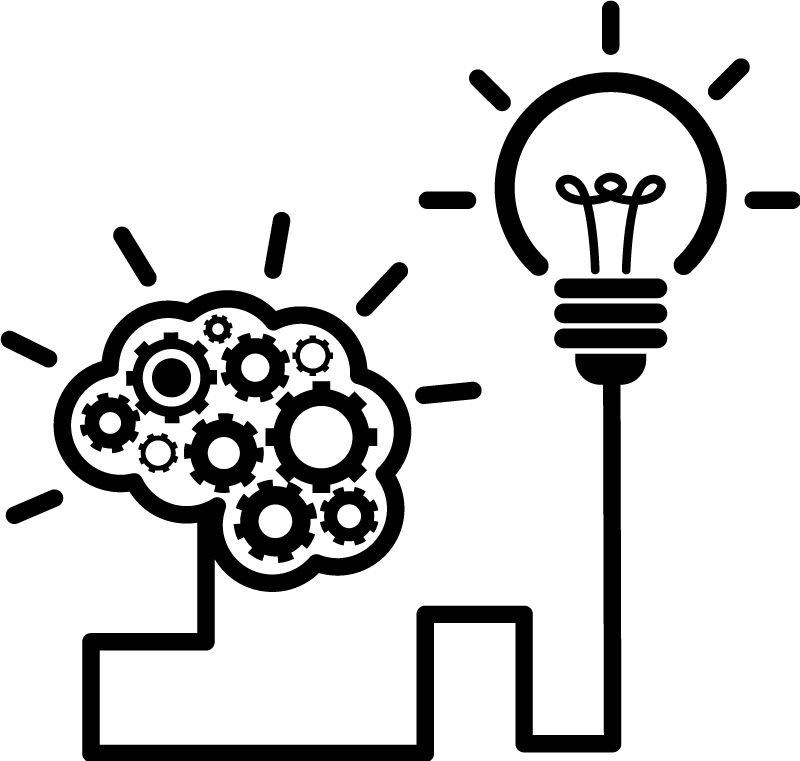 Plakat do biura koncept mapy myśli - TenStickers