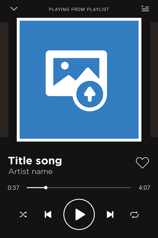 Plakat do salonu w stylu spotify canvas - TenStickers