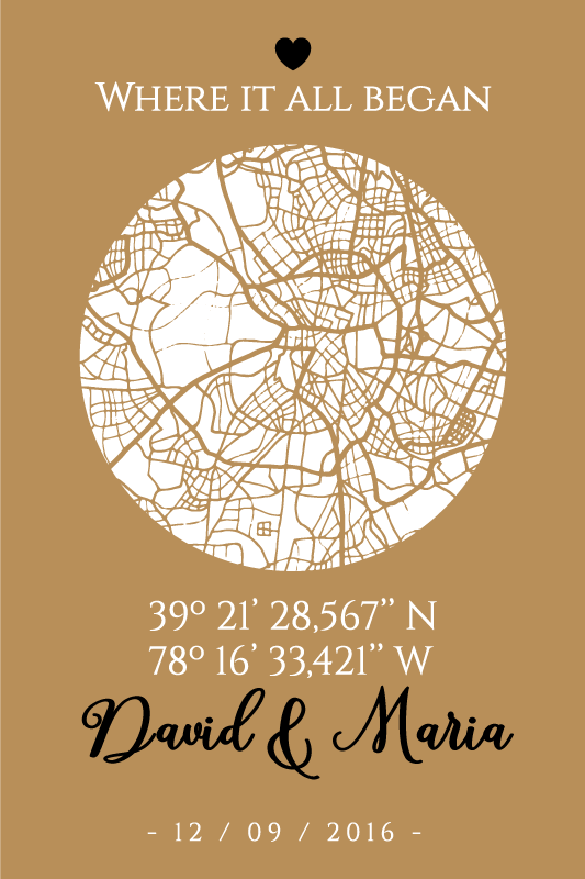 Plakat do salonu tam, gdzie wszystko się zaczęło - TenStickers