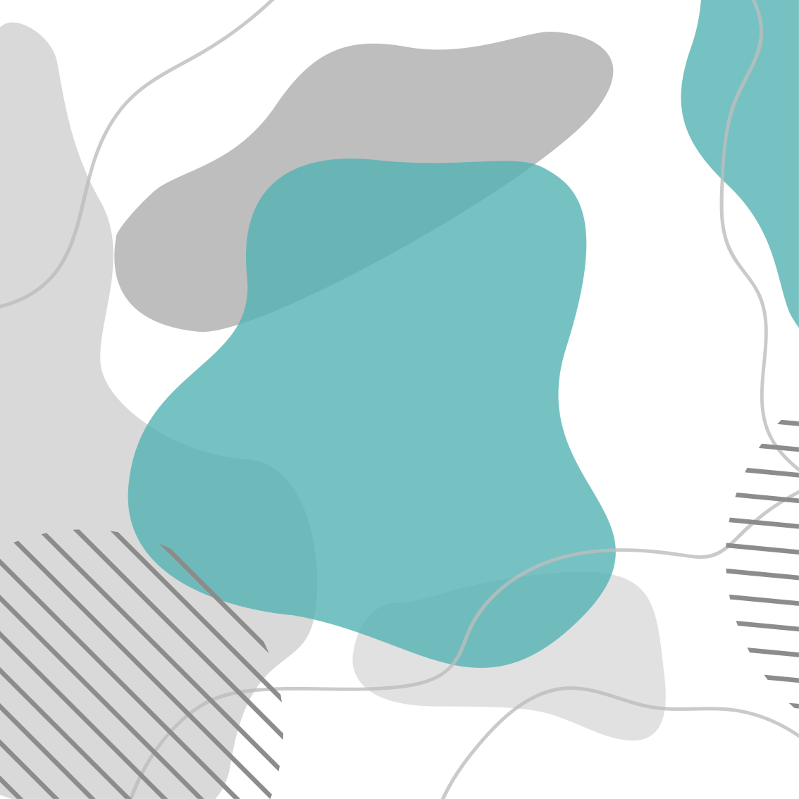 Plakat do salonu w niebiesko-zielone wzory ścienne - TenStickers