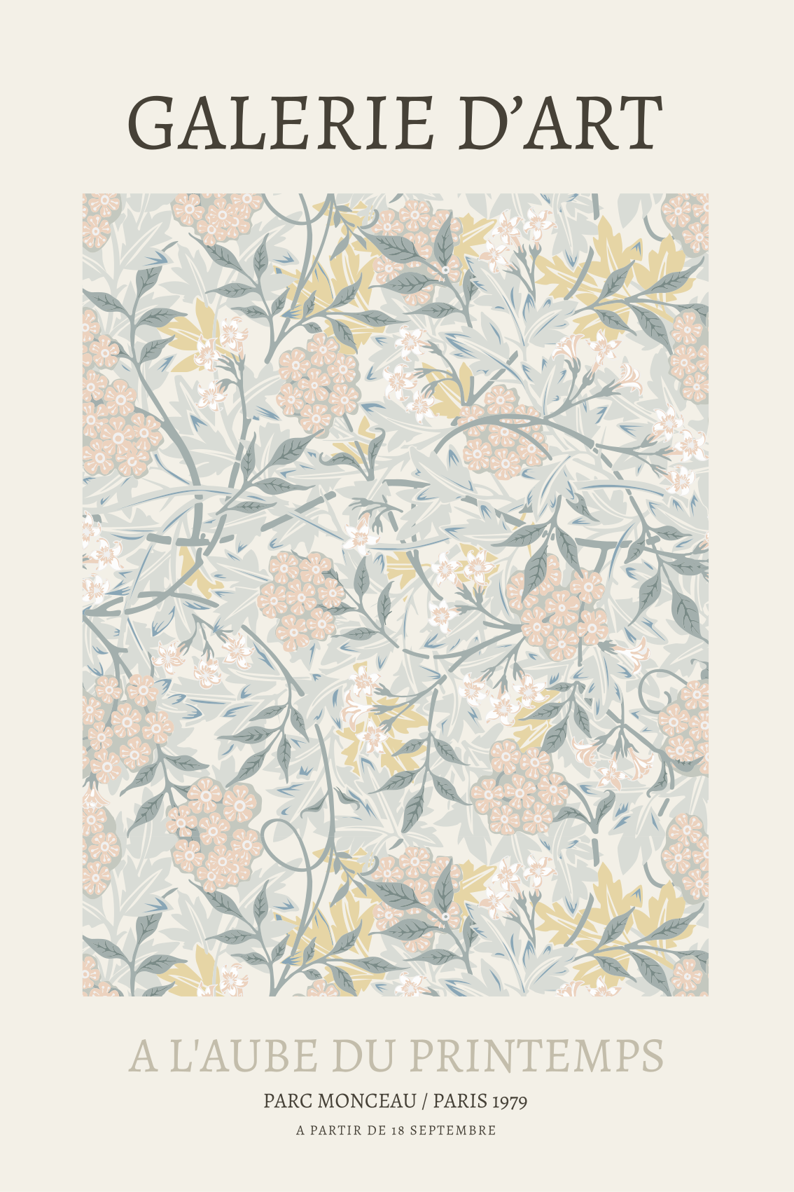 Plakat z frazą plakat z galerii sztuki - TenStickers