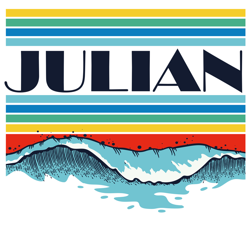 Plakat do pokoju nastolatka z personalizowanym morzem - TenStickers