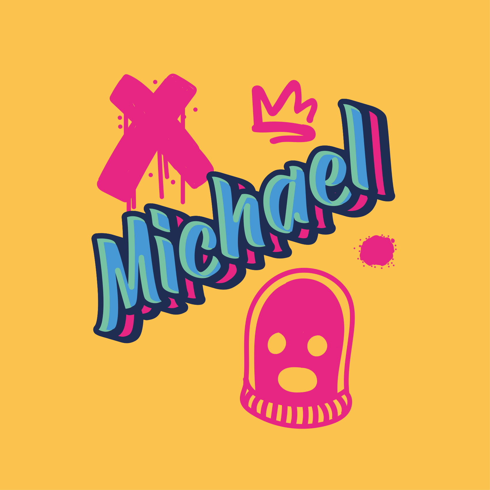 Plakat do pokoju nastolatka z wyrazistym napisem - TenStickers