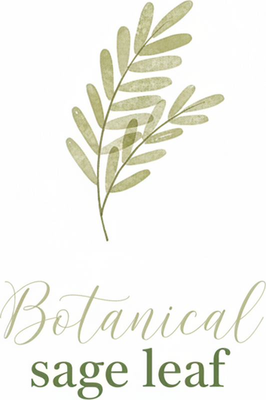 Plakaty na zamówienie liść szałwii botaniczny - TenStickers