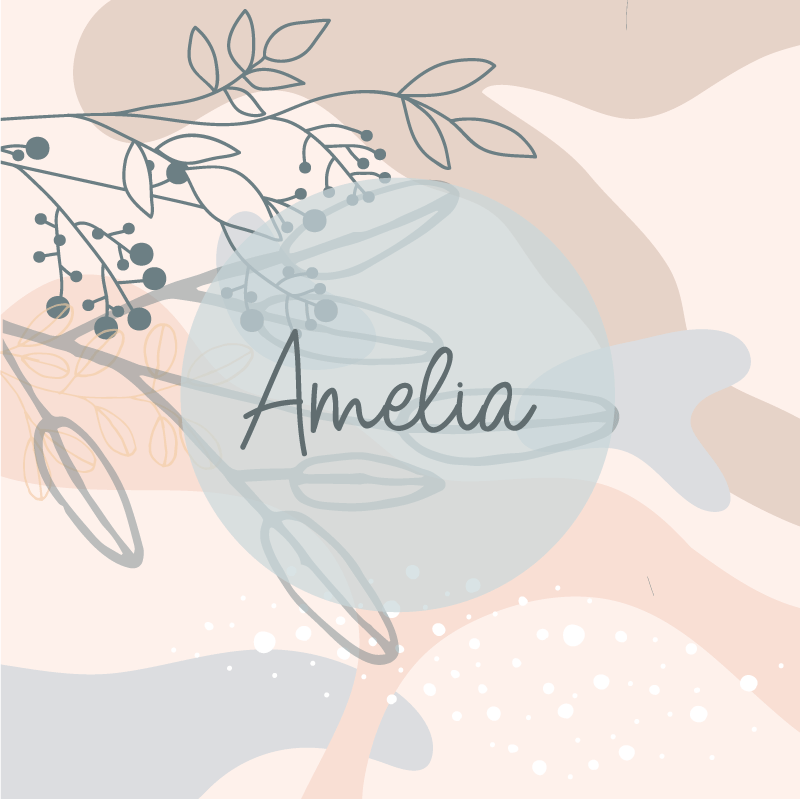 Plakaty na zamówienie personalizowany plakat amelii - TenStickers
