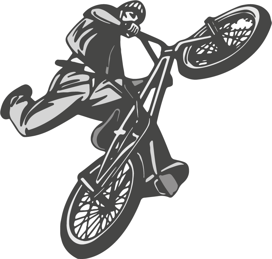 Plakat rowery do pokoju młodzieżowego bmx - TenStickers