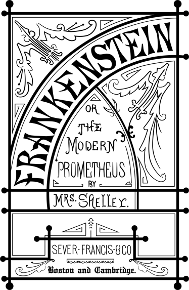 Klasyczny plakat frankenstein w stylu dekoracyjnym - TenStickers