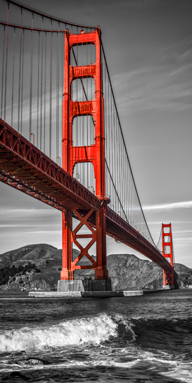 Plakat krajobraz mostu golden gate - TenStickers