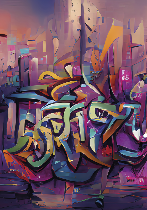 Plakat dla nastolatka w stylu graffiti ulicznego - TenStickers