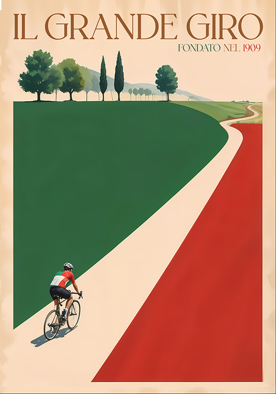 Plakat rowery wielka pętla - TenStickers