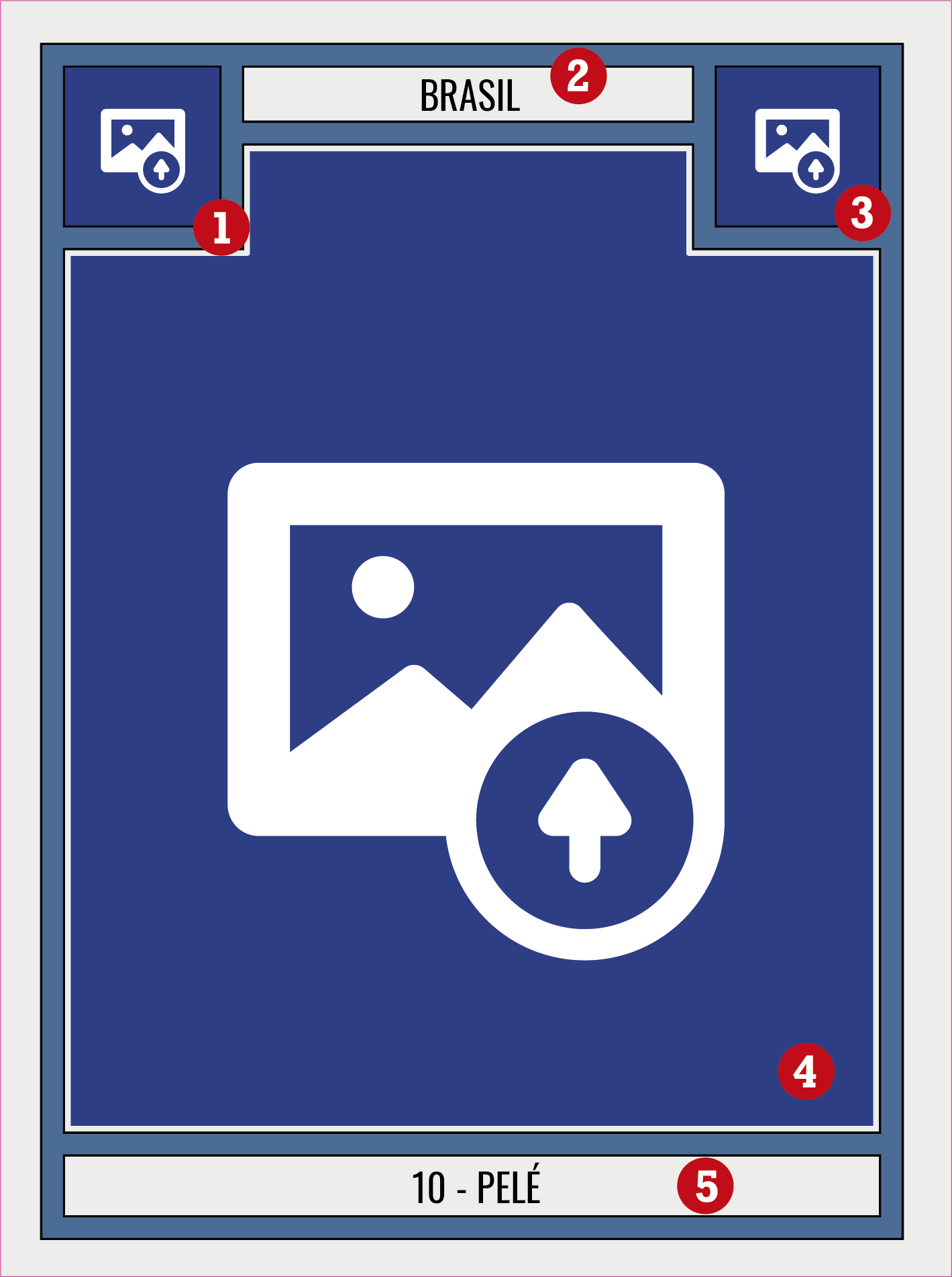 Plakat piłkarski z personalizowanym nadrukiem - TenStickers