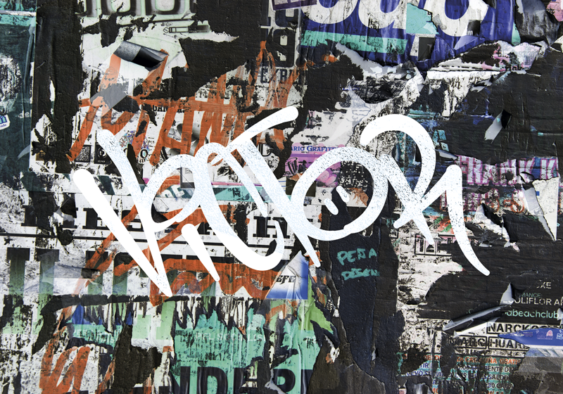 Plakat graffiti z imieniem - TenStickers