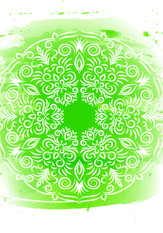 Plakat ścienny mandala art zen - TenStickers