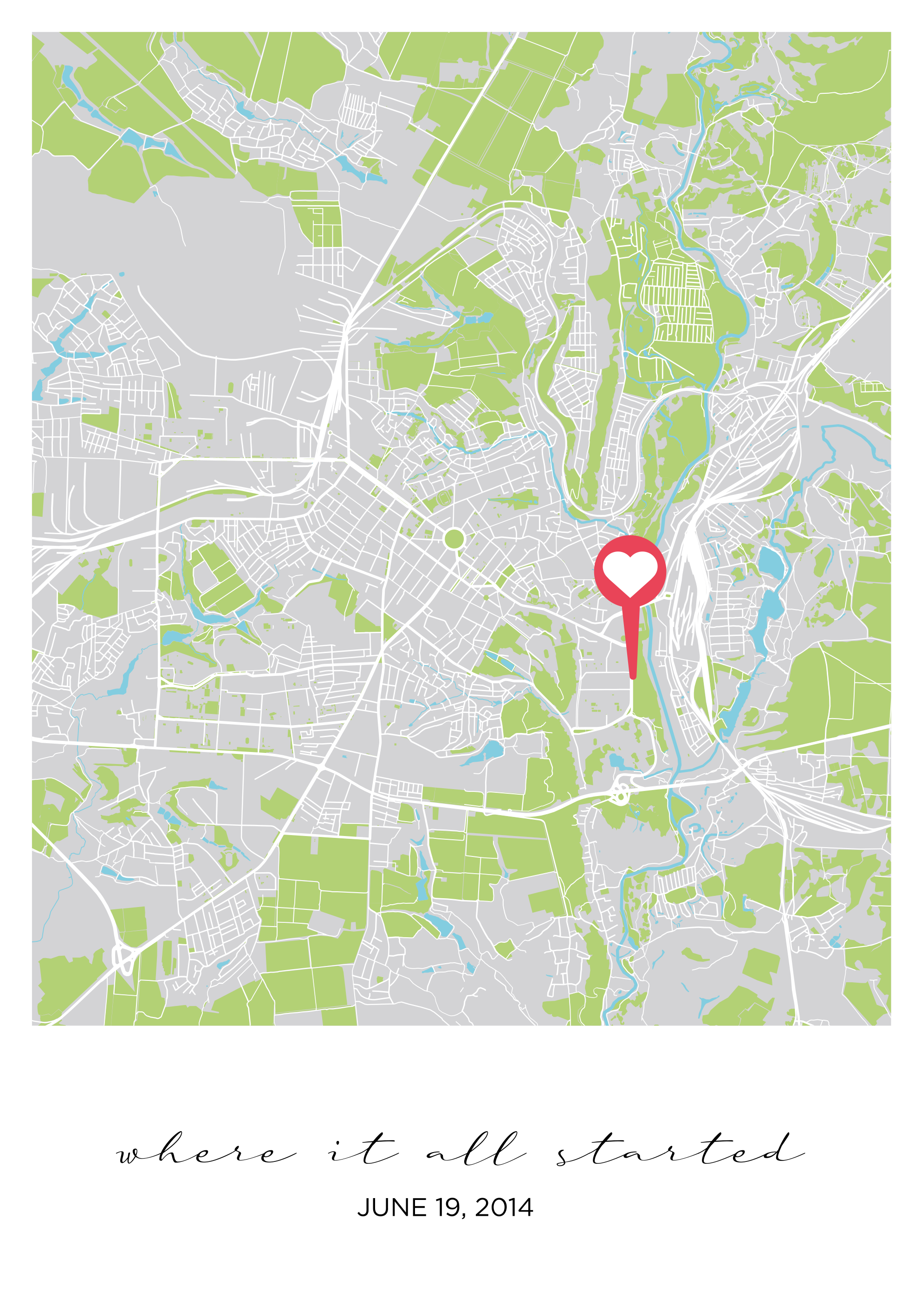 Gdzie wszystko się zaczęło personalizowany plakat - TenStickers