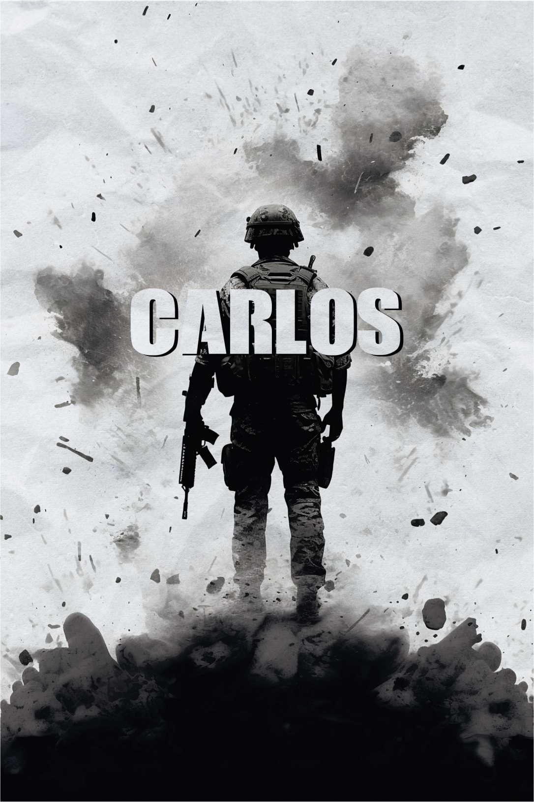 Plakat dla nastolatka żołnierz wojenny - TenStickers