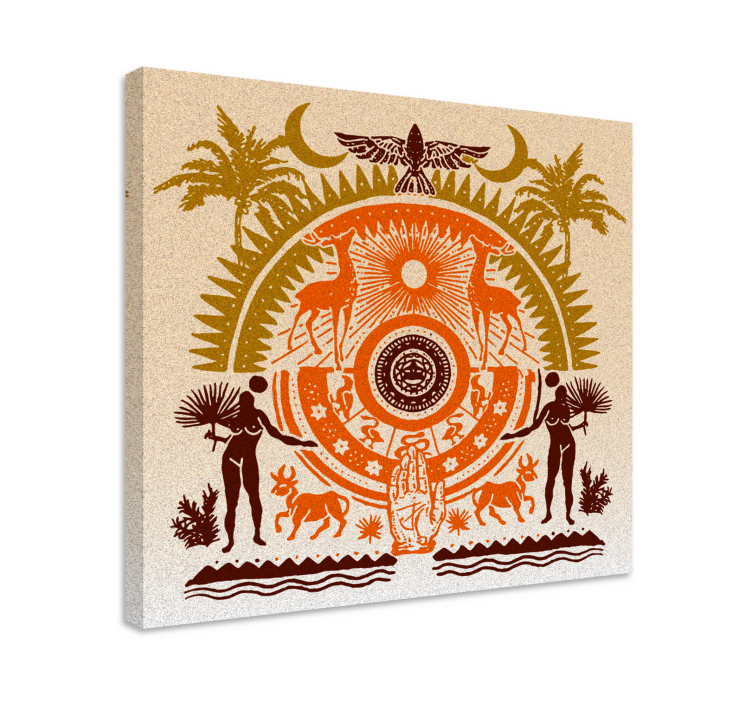 Obraz budda w duchowej scenerii natury - TenStickers