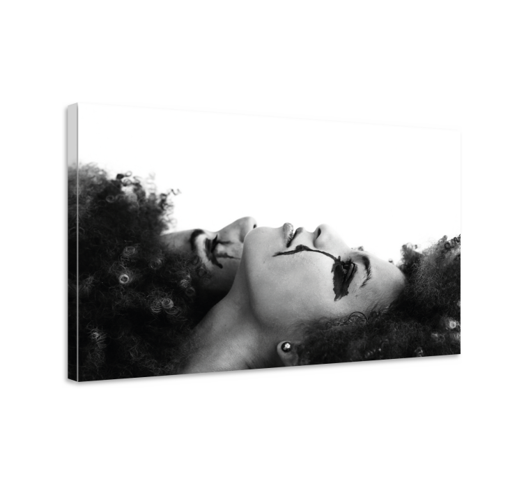 Obraz z postaciami - dualne oblicza introspekcji - TenStickers