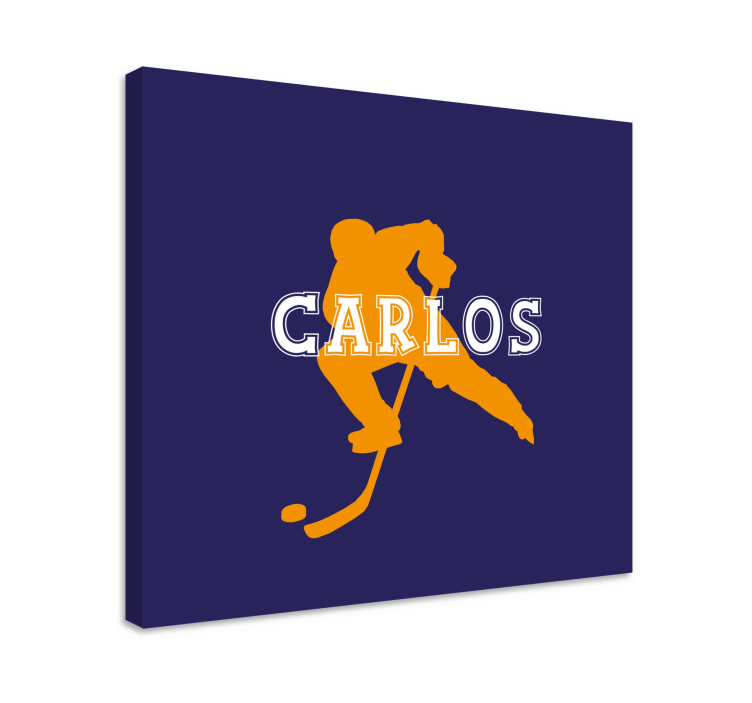 Obraz sport hokeista na lodzie - TenStickers