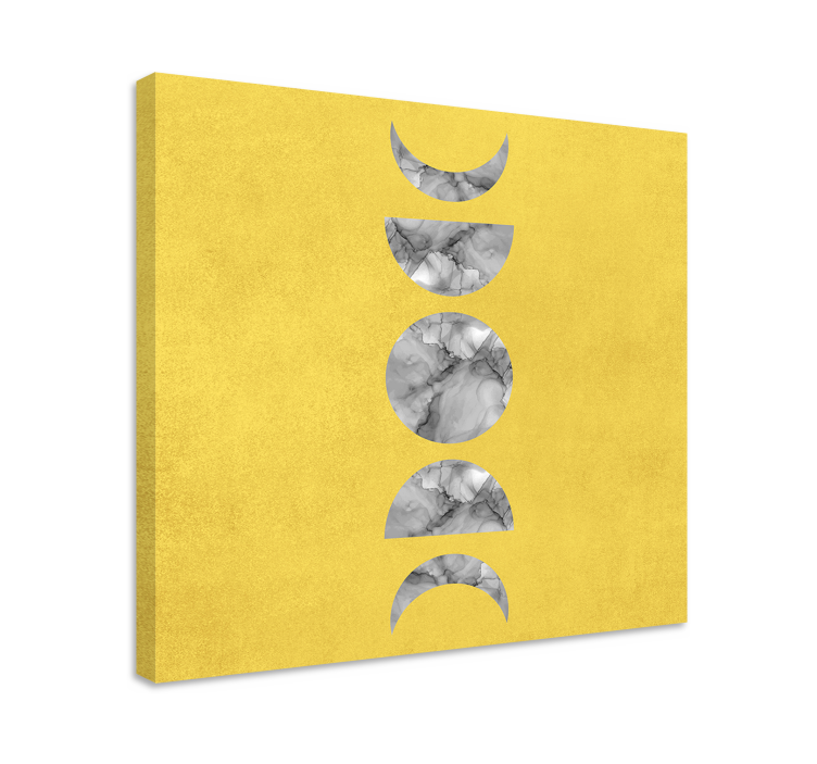 Obraz abstrakcyjny etapy natury - TenStickers