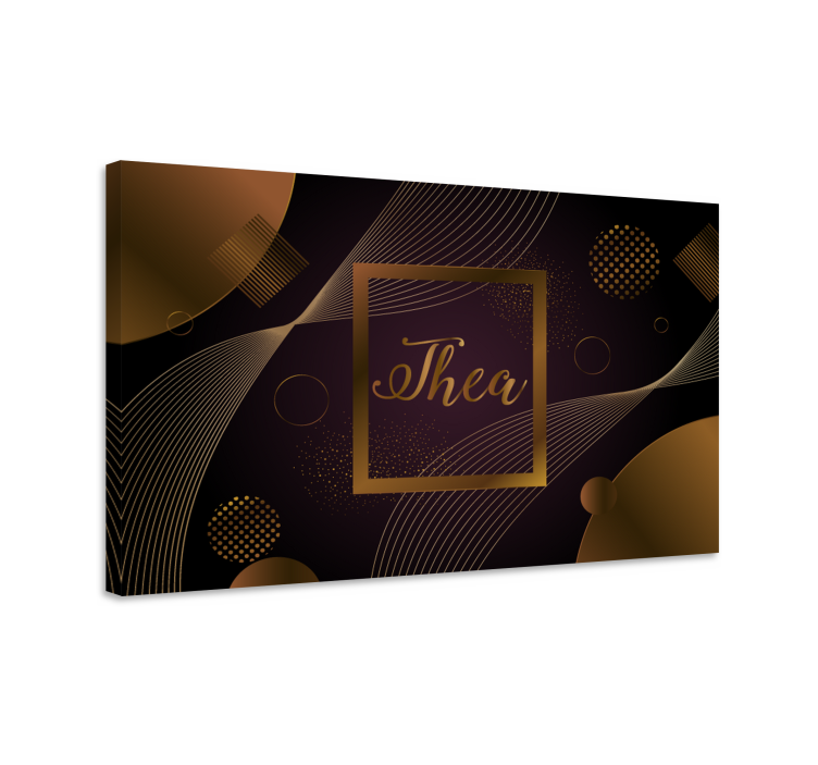 Obraz kwiaty i rośliny w eleganckim okręgu - TenStickers