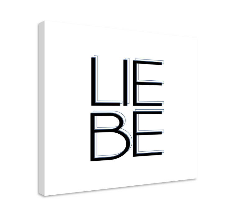 Obraz z napisami wyrażenie typograficzne - TenStickers