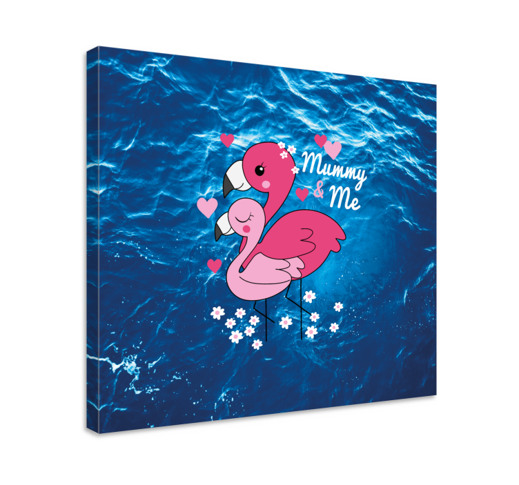 Obraz ze zwierzętami serca ptaków - TenStickers