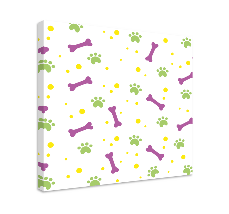 Obraz psy w intensywnych odciskach łap - TenStickers