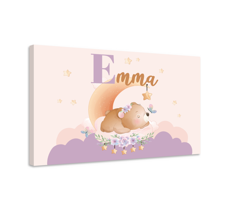 Obraz dla dzieci marzenia małego misia - TenStickers