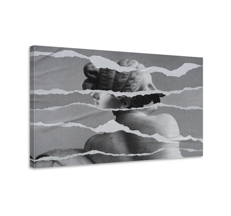 Obraz artystyczny rzeźba z podrwanego papieru - TenStickers