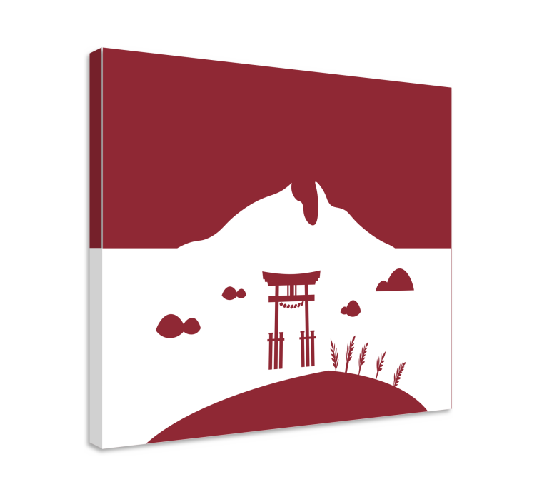 Obraz orientalny brama torii z japonii - TenStickers