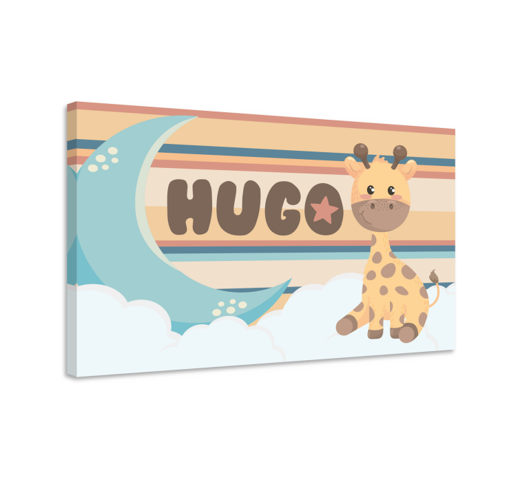 Obraz dla dzieci zabawny projekt żyrafy - TenStickers