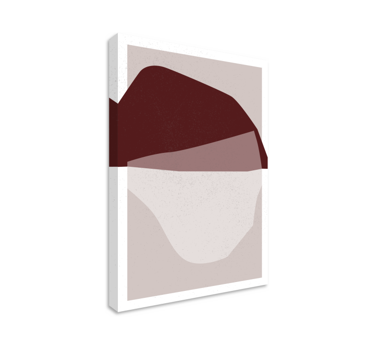 Nowoczesny obraz fuzja abstrakcyjnych kształtów - TenStickers