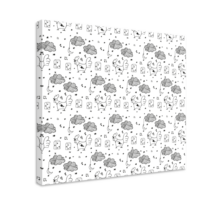 Obraz ze zwierzętami urocze ptasie przyjaciółki - TenStickers