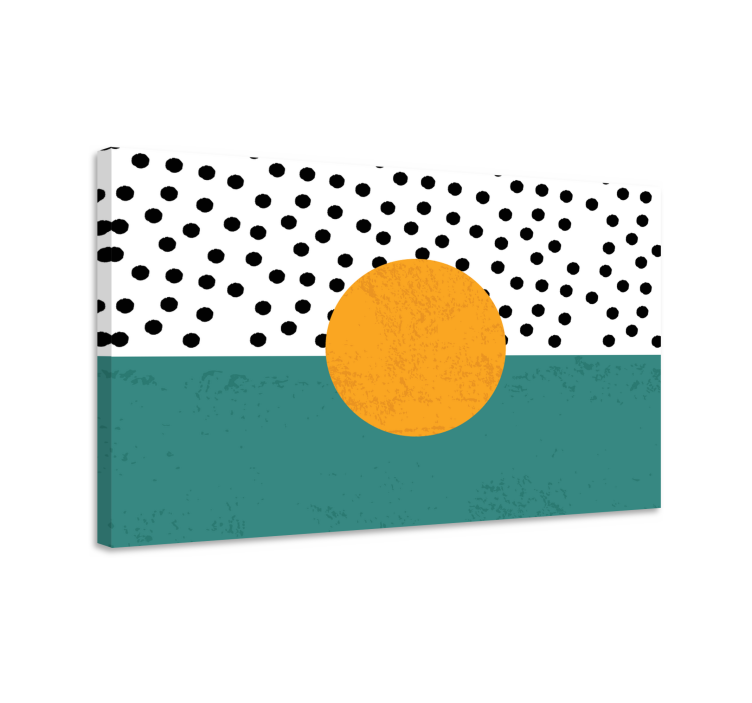 Obraz geometryczny w odważnym designie - TenStickers