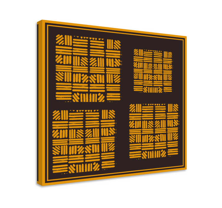 Nowoczesny obraz w koncepcji geometrycznego układu - TenStickers