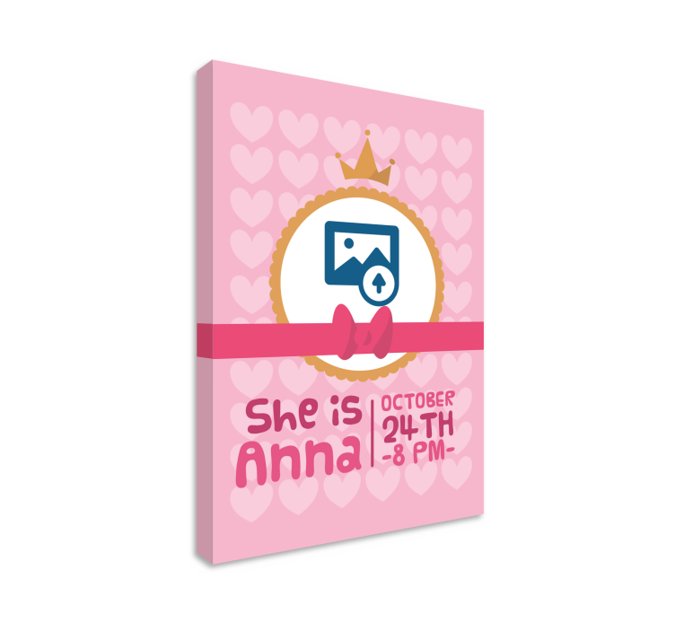 Obraz dla dzieci z banerem urodzinowym - TenStickers