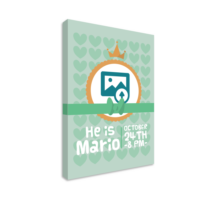 Obraz dla dzieci mario jest tutaj - TenStickers