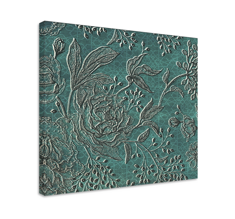 Obraz z motywem roślinnym Orientalna flora - TenStickers