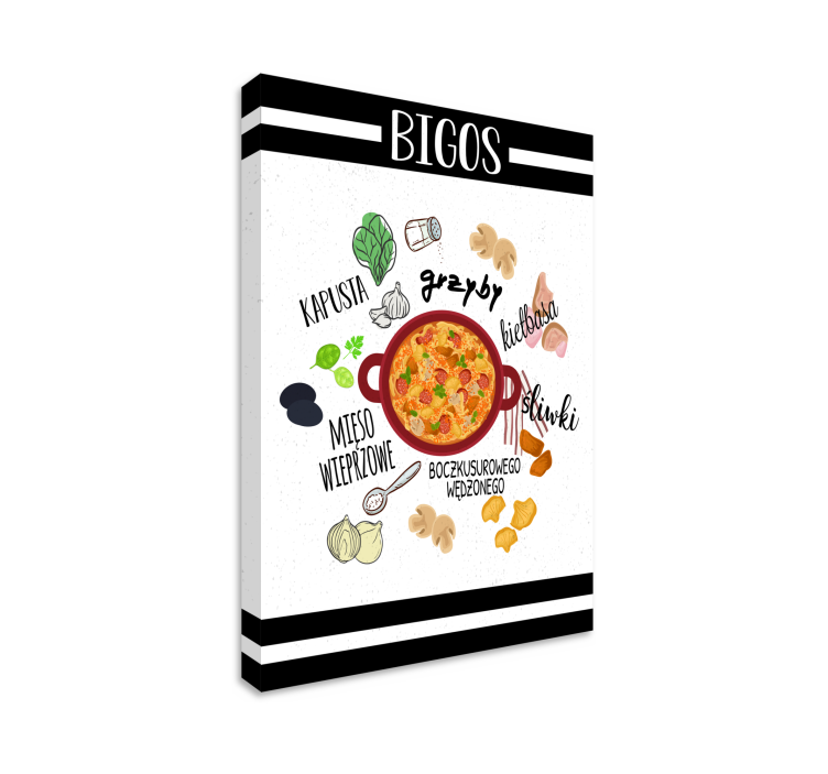 Obraz do kuchni „bigos” - TenStickers