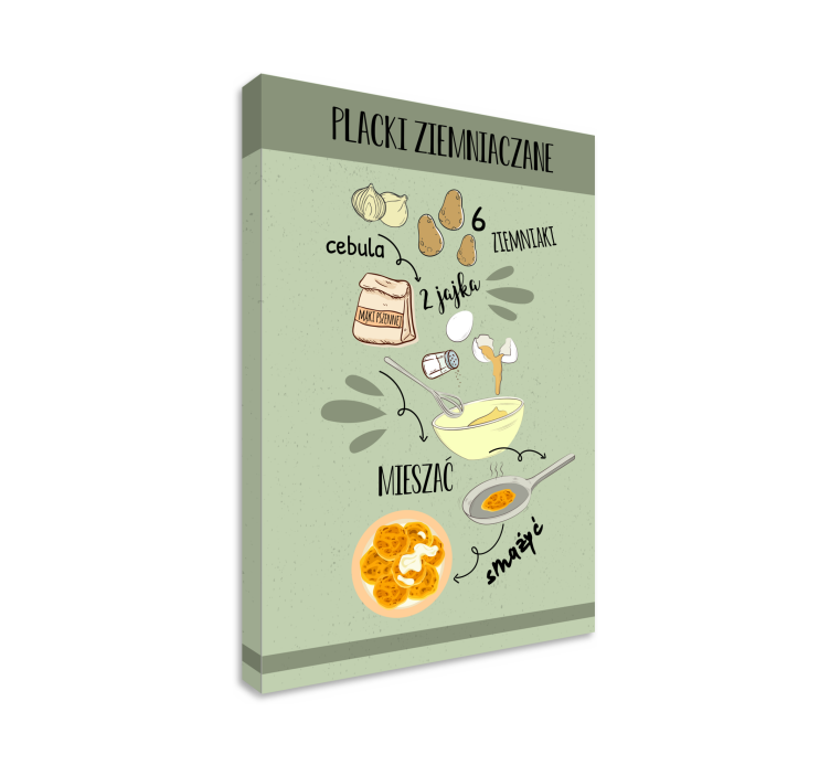 Obraz do kuchni Placki ziemniaczane - TenStickers