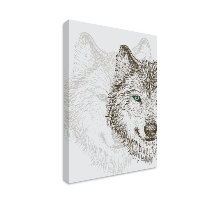 Obraz zwierzęta Wilk europejski - TenStickers