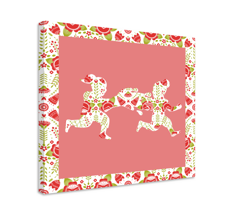 Obraz z postacią Tradycja „Śmingus dyngus” - TenStickers