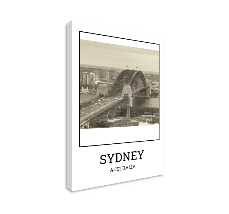 Obraz miasto sydney blanco i negro - TenStickers