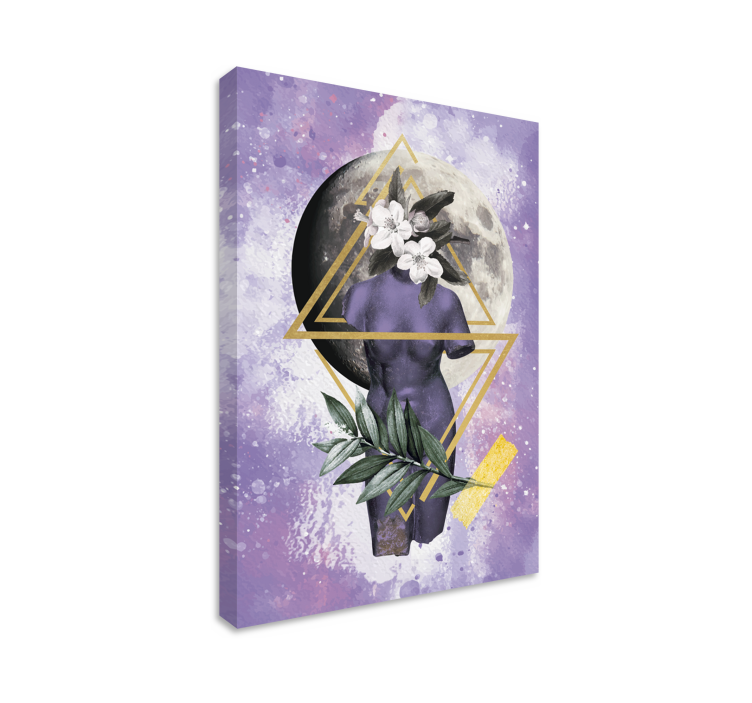 Obraz artystyczny Cyfrowy kolaż - TenStickers