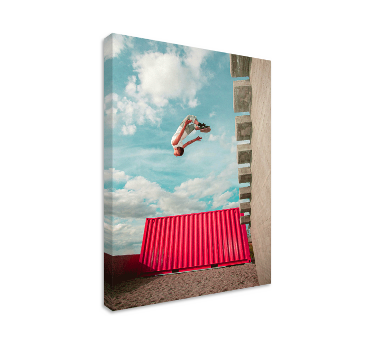 Projekt nadruku plakatu parkour - TenStickers