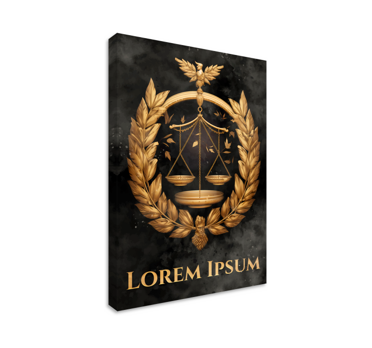 Obraz do biura równowaga sprawiedliwości - TenStickers